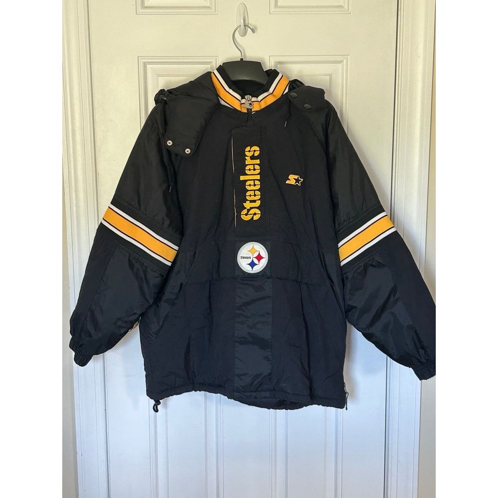 Pittsburgh Steelers Winter Parka Coat - Adult large